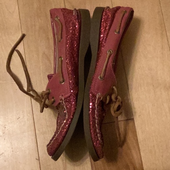 Sperry pink glitter flats - Picture 3 of 3